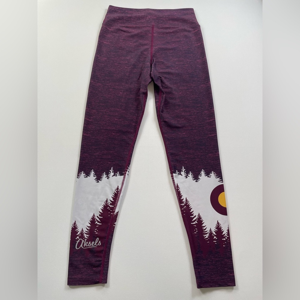 Aksels Colorado Forest Leggings | Size Small | Made in Colorado Cabincore Fall